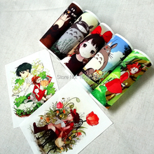 Zengia hayao miyazaki designs de pintura, patchwork para decoração de costura, posicionamento de pano totoro decoração tecido tingido à mão 2024 - compre barato