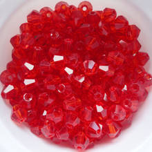 TOP quality 4mm 1000pcs AAA Bicone Upscale Austrian crystals beads  red   Jewelry Making DIY #5301 2024 - buy cheap