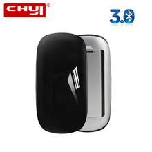 Chuyi mouse bluetooth arc touch fina, ergonômico, ótico ultrafino, bluetooth 3.0 para apple macbook pc e notebook 2024 - compre barato