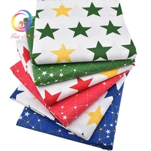 Haisen,Colored Stars,Cartoon Printed Twill Cotton Fabric,DIY Quilting Sewing For Baby&Child Sheet,Pillow,Cushion,Toys Material 2024 - buy cheap
