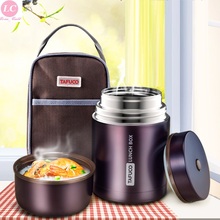 750ml /1L Thermal Lunch Box Leak-Proof Bento Box Portable Picnic School Food Container  24 hours Bucket Lunch box 2024 - buy cheap