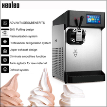 XEOLEO Single flavor Ice cream maker Single tank 248pcs/H 2500W Soft ice cream machine Night fresh Pasteurization Yogurt machine 2024 - buy cheap