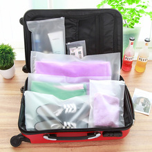 1PC Travel Luggage Storage Bag Classified Multipurpose Translucent Packing Plastic Bag With Zipper Multi Size Thick Waterproof 2024 - buy cheap