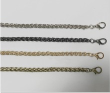Kissdiy 10pcs 120CM/ 47" long 5mm width  Metal Chain for Purses/Bags DIY, Antique Brass bronze ,Hight Quality Purse Accessory 2024 - buy cheap