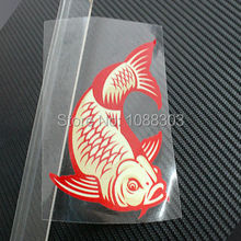 4sizes 3M Good Quality Fish Carp Car Motorcycle Sticker Decals Happy Life Fishing Sticker Reflective 2024 - buy cheap