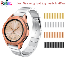 Correa de reloj de repuesto de acero inoxidable para Samsung Galaxy Watch, 42mm, SM-R810, correa de reloj inteligente, pulsera de acero 316 2024 - compra barato