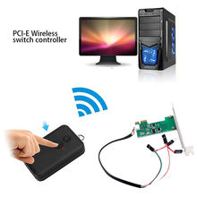 Controle remoto mini pci-e pc desktop, comutador sem fio de 20m, liga/desliga para computador desktop, novo 2024 - compre barato