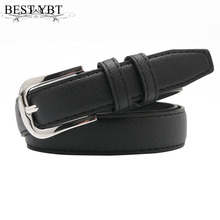 Best YBT Women belt trend fashion high quality Alloy pin buckle belt solid color casual Women business affairs belt 2024 - buy cheap