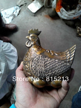 bi00555 Chinese Bronze Statue Chicken 2024 - buy cheap