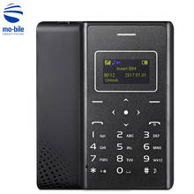 AIEK X7 Ultra Thin Card Mobile Phone Low Radiation Cellphone Mini Pocket Students Personality Children Smartphone 2024 - buy cheap