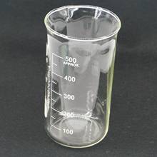 500ml Tall Form Beaker Chemistry Laboratory Borosilicate Glass Transparent Beaker Thickened with spout 2024 - buy cheap