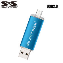 Suntrsi OTG USB Flash Drive 16gb 32b pen drive 8gb usb flash for smart phone usb stick for computer Real Capacity 64gb 4gb 2024 - buy cheap