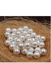 Hot 20pcs 6/8/10/12mm Half Hole Pearl Imitation Plastic Pearl Beads DIY Making Bracelet Necklace Earrings Jewelry Accessories 2024 - buy cheap