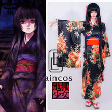 Anime HELLGIRL Enma Ai kimono Cosplay Halloween Party Costumes 2024 - buy cheap