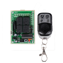 DC 12V 4CH  Channel Wireless Remote Control Controller Radio Switch 315mhz 433.92Mhz  Transmitter Receiver 2024 - buy cheap