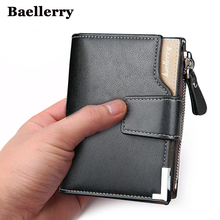 brand Wallet men leather men wallets purse short male clutch leather wallet mens money bag quality guarantee 2024 - buy cheap