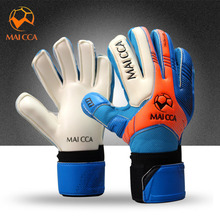 Child Goalkeeper Gloves Football Professional Thicken Latex Kids Goalie Soccer Gloves GoalkeeperTraining Finger Protection 2024 - buy cheap