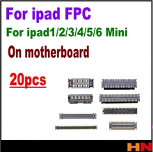 Conector de digitalizador FPC para iPad 1, 2, 3, 4, 5, 6 mini, 1, 2, 3, LCD táctil, placa lógica, 20 Uds. 2024 - compra barato