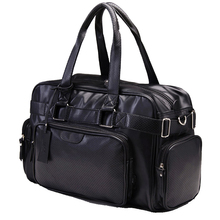 New Arrival Lager Leather Travel Bags Luxury Men High Capacity Portable Male Shoulder Bags Men's Handbags Vintage Travel Duffle 2024 - buy cheap