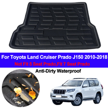 Задний поднос для багажника, Ковровые Коврики, коврик для Toyota Land Cruiser Prado J150 2010- 2015 2016 2017 2018 2024 - купить недорого