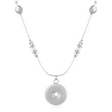 Vocheng оснастки кнопка ювелирные изделия металлический кулон ожерелье Подходит 18 мм NN-318 2024 - купить недорого