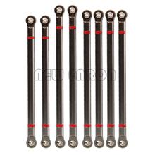 NEW ENRON 8pcs Aluminum Alloy Link Rod 313MM Wheelbase Unassembled Kit FOR 1/10 RC Car Crawler Axial SCX10 2024 - buy cheap