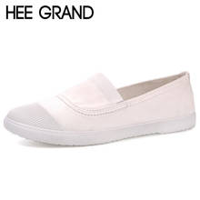 HEE GRAND Women Spring Flats 2018 New Arrival Women Causal Shoes Fashion Slip-on Shoes Canvas Vamp Light and Breatheable XWF570 2024 - buy cheap