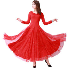 ballroom dance dresses for sale rumba costumes  plus size ballroom dance costumes waltz dress red flamenco dress dance wear 2024 - buy cheap