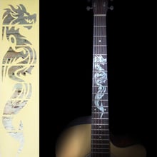 Electric Acoustic Guitar Inlay Sticker the Dragon Fretboard Markers Sticker Decal Guitarra 2024 - buy cheap