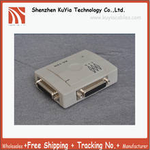 KUYiA Free Shipping+Tracking number!! 2pcs/lot !4Port Auto Switch ! 25 Pin DB-25 Parallel Printer Sharing Switch Box (Auto) 2022 - купить недорого