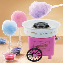 Electric diy Mini Sweet cotton candy machine maker nostalgia DIY 220V Cotton Candy sugar free cotton candy make machine kids 2024 - buy cheap