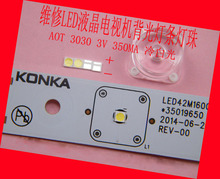 100 шт./лот для ремонта Konka Hisense Changhong LCD TV LED подсветильник SMD LED s AOT 3030 3V холодный белый светоизлучающий диод 2024 - купить недорого