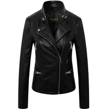 Free shipping,Brand biker style Genuine leather womens short jacket.plus size female soft sheepskin coat.slim,leather clothes 2024 - buy cheap