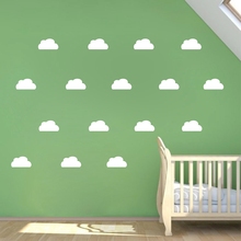 Free shipping cloud wall stickers Nursery decal , Vinyl clouds decal for kids room wall decor ,k3300 2024 - buy cheap