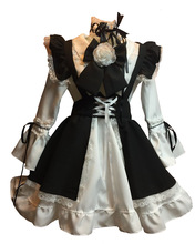 Women Angel Princess Maid Costume Lolita Cincher Plus Size Dress Bow-Tie Anime Gothic Cosplay Outfit For Lady halloween costume 2024 - buy cheap