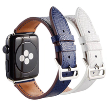 luxury Single Tour Leather loop for apple watch band series 1 2 3 4 strap for iwatch 38mm 42mm 40mm 44mm 2024 - buy cheap