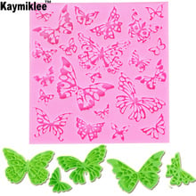 F1164 Flower Butterfly Silicone Lace Mat Cupcake Fondant Molds Gumpaste Chocolate Moulds Sugarcraft Cake Decorating Tools 2024 - buy cheap