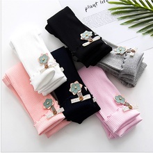 Toddler Baby Girls Cartoon Flower Pattern Pants Leggings Children Cute Stretchy Warm Trousers Bottoms 2024 - buy cheap