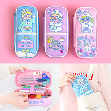 Kawaii School Pencil Case Cartoon Penalty 2021 Pencilcase for Girls Boys Big Pen Case Bag Pouch Storage Box Stationery Supplies 2024 - buy cheap