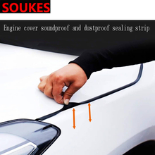 Rubber Car Head Hood Edge Sound Seal Strip Sticker For Peugeot 307 206 308 407 207 2008 3008 508 406 208 Mazda 3 6 CX-5 CX5 CX-7 2024 - buy cheap