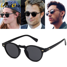 Vintage Round Lense Clear Frame sunglasses Gregory Peck Brand Designer men women Sunglass retro gafas oculos 2019 2024 - buy cheap