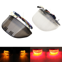 Luz de freio com lente transparente/fumaça, setas e setas de freio com luz led integrada para honda cbr1000rr cbr 1000 rr 2004 rr 2005 2006 2007 04-07 2024 - compre barato