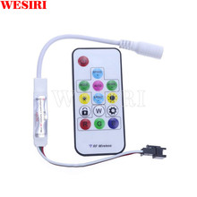 DC5V/12V SP103E Mini RF Controller With 14 Keys Wireless Remote for WS2811 WS2812B SK6812 LED Strip Light 2024 - buy cheap