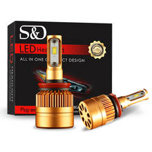 2Pcs H11 LED Headlight 8000Lm H8 H9 Car Led Headlights Bulb 4000LM/pc Auto HeadLamp Fog Light Replacement Bulbs 6000K 12V-24V 2024 - buy cheap