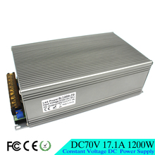 Chegam novas DC70V 17.1A 1200 W Motorista de Comutação de Alimentação AC 110 V 220 V Para DC 70 V SMPS Para Máquina CNC Stepper Motor de CFTV 2024 - compre barato