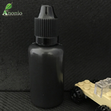 30 un 30ml frascos conta-gotas de plástico vazio preto pe frascos para a maioria dos olhos líquidos coloridos tampa eliquid 00c 2024 - compre barato