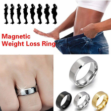 Магнитное кольцо для похудения, для фитнеса, для уменьшения веса, магнитное кольцо для медицинского похудения, способствует циркуляции крови, кольцо здоровья 2024 - купить недорого