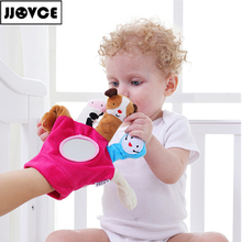 JJOVCE Glove Cartoon Animal Finger Plush Toys On Fingers Biological Children Baby Doll Kids Educational Hand Puppets Toy 2024 - buy cheap
