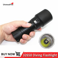 Underwater 100M Scuba Waterproof Diving Flashlight  XM-L2 LED White Light Power by 32650 Battery 2024 - buy cheap