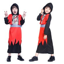 Free shipping red Halloween ghost zombie clothes boys clothing Cosplay masquerade party costumes performance clothing 2024 - buy cheap